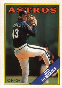 1988 O-Pee-Chee Baseball Cards 024      Jim Deshaies